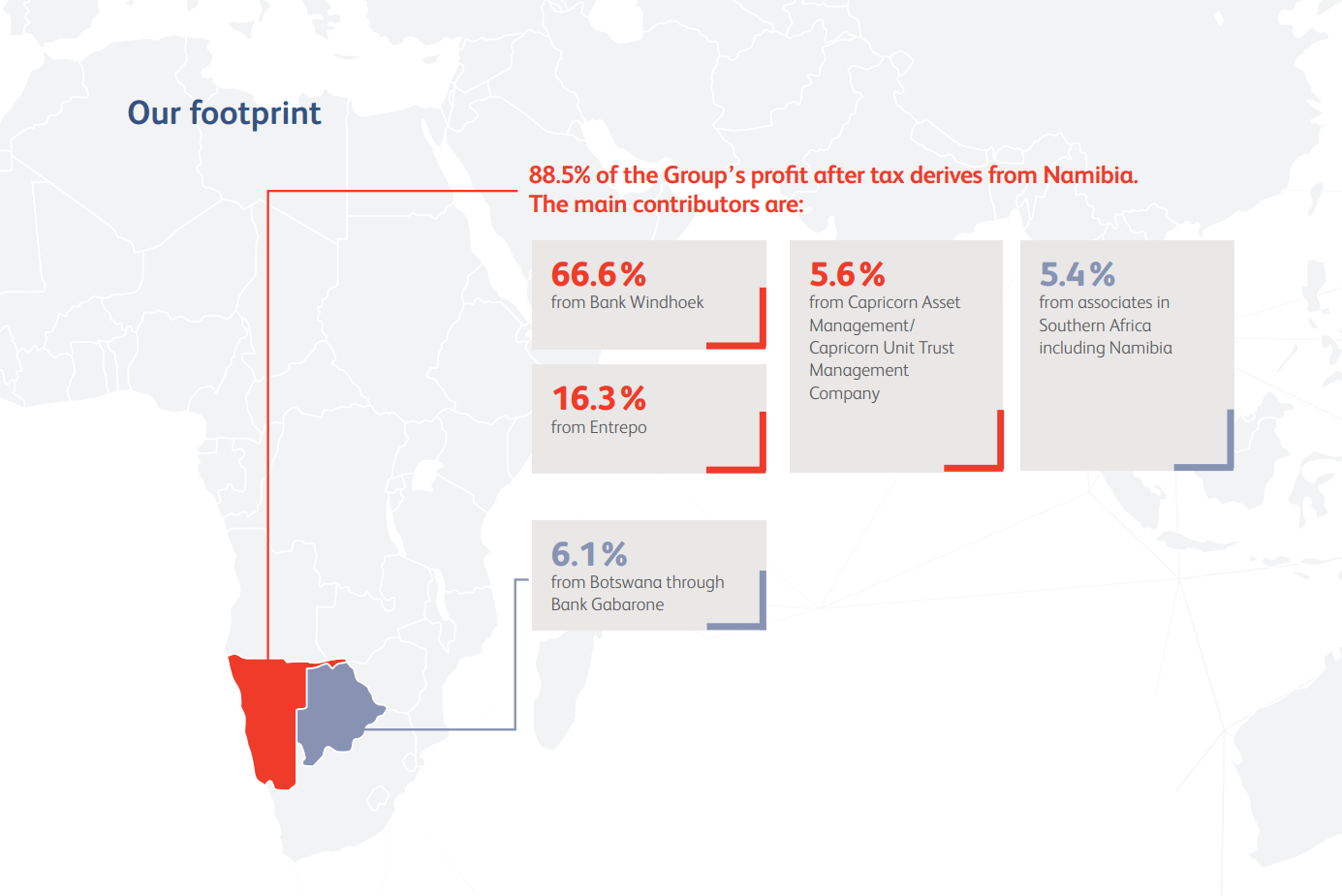 Geographic Footprint  Capricorn Group