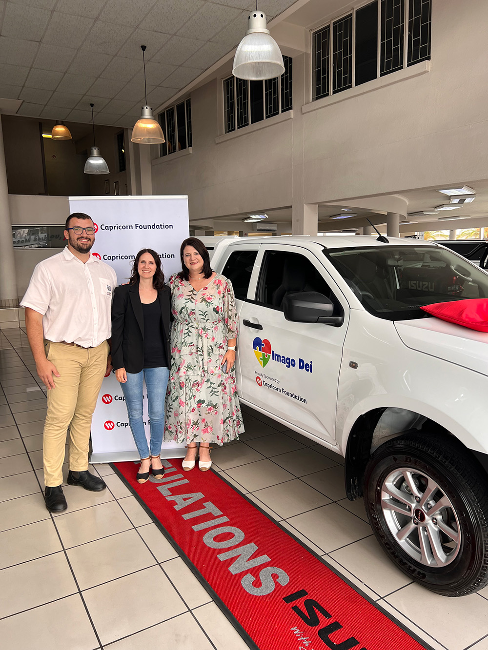 Vehicle handover at Imago Dei