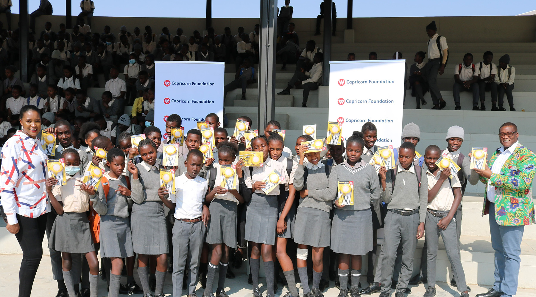 Greenville solar light handover